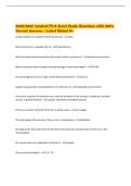 2026&sol;2027 Surgical First Assist Study Questions with 100&percnt;&NewLine;Correct Answers &vert; Latest Rated A&plus;