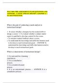 WGU D291 PRE-ASSESSMENT EXAM QUESTIONS AND&NewLine;ANSWERS &ndash; LATEST UPDATE 2026&sol;2027 &vert; GRADED A&plus; &vert;&NewLine;GUARANTEED PASS&period;