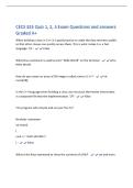 CECS 325 Quiz 1&comma; 2&comma; 3 Exam Questions and answers&NewLine;Graded A&plus;