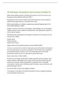 CE 218 Exam 1Questions and answers Graded A&plus;