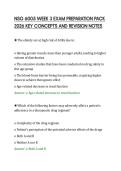 NSG 6005 WEEK 3 EXAM PREPARATION PACK&NewLine;2026 KEY CONCEPTS AND REVISION NOTES