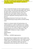 WGU D291 EXAM PRACTICE QUESTIONS AND CORRECT&NewLine;ANSWERS &vert; LATEST UPDATE 2026&sol;2027 &vert; GRADED A&plus; &vert;&NewLine;GUARANTEED PASS&period;&NewLine;