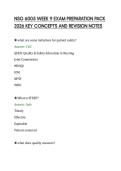 NSG 6005 WEEK 9 EXAM PREPARATION PACK&NewLine;2026 KEY CONCEPTS AND REVISION NOTES