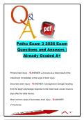 Patho Exam 3 2026 &ndash; Brain Injury&comma; Increased Intracranial Pressure&comma; and Neurological Assessment