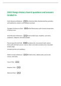 D322 Design History Exam2 questions and answers&NewLine;Graded A&plus;