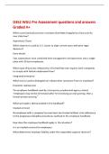 D352 WGU Pre Assessment questions and answers&NewLine;Graded A&plus;