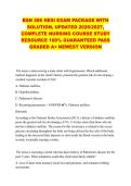 BSN 266 HESI EXAM PACKAGE WITH SOLUTION&comma; UPDATED 2026&sol;2027&comma; COMPLETE NURSING COURSE STUDY RESOURCE 100&percnt; GUARANTEED PASS GRADED A&plus; NEWEST VERSION&NewLine;&NewLine;