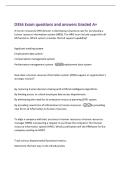 D356 Exam questions and answers Graded A&plus;