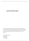 AANP AGPCNP PSI TEST 1 & 2 QUESTIONS AND CORRECT ANSWERS &lpar;100&percnt; CORRECT VERIFIED ANSWERS&rpar;