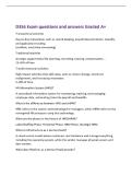 D356 Exam questions and answers Graded A&plus;