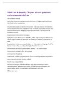 D356 Cost & Benefits Chapter 6 Exam questions&NewLine;and answers Graded A&plus;
