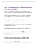 D356 HR Technology Study Guide Exam questions&NewLine;and answers Graded A&plus;
