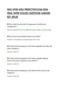 NSG 6998 APEA PREDICTOR EXAM 2026&NewLine;FINAL PAPER SOLVED QUESTIONS ANSWER&NewLine;KEY APLUS