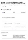Chapter 11 RSM Exam &vert; Questions with 100&percnt;&NewLine;Correct Answers &vert; Verified &vert; Latest Update 2026