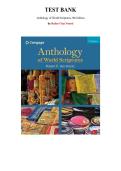 Test Bank - Anthology of World Scripture&comma; 9th Edition &lpar; Robert Van Voorst&comma; 2016&rpar; Chapter 1-13 &vert; All Chapters