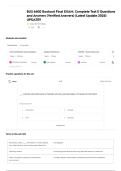 BUS 6600 Bookout Final EXAM&comma; Complete Test &vert;&vert; Questions and Answers &lpar;Verified Answers&rpar; &lpar;Latest Update 2026&rpar; UPDATE&excl;&excl;