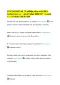 WGU D236 FINAL EXAM Questions with 100&percnt;&NewLine;Verified Answers &vert; Latest Update 2026&sol;2027 &vert; Graded&NewLine;A&plus; &vert; GUARANTEED PASS