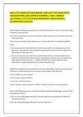 WGU C777 OBJECTIVE ASSESSMENT 2026-2027 TEST BANK WITH&NewLine;350 QUESTIONS AND VERIFIED ANSWERS &vert; 100&percnt; CORRECT&NewLine;SOLUTIONS &vert; C777 OA WEB DEVELOPMENT APPLICATIONS &vert;&NewLine;&lpar;GUARANTEED SUCCESS&rpar; 