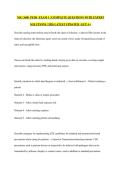 NSG 3600  PEDS  EXAM 1 &vert; COMPLETE QUESTIONS WITH EXPERT SOLUTIONS &vert; 2026 LATEST UPDATED &vert; GET A&plus;