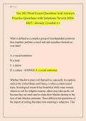 Soc 201 Final Exam Questions And Answers &NewLine;Practice Questions with Solutions Newest 2026&NewLine;2027 &vert; Already Graded A&plus;