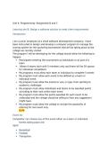 BTEC IT Level 3 Unit 4 Programming &ndash; Full Assignment &lpar;A&comma; B & C&rpar; Distinction