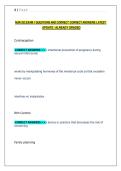 NUR-333 EXAM 1 QUESTIONS AND CORRECT CORRECT ANSWERS&sol; LATEST  UPDATE &sol; ALREADY GRADED 