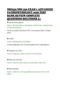 NSG530 NSG 530 EXAM 1 ADVANCED&NewLine;PATHOPHYSIOLOGY 2026 TEST&NewLine;BANK REVIEW COMPLETE&NewLine;QUESTIONS SOLUTIONS A&plus;