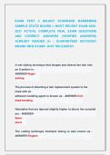 EXAM TEST 2 MILADY STANDARD BARBERING &NewLine;SAMPLE STATE BOARD &vert;&vert; MOST RECENT EXAM 2026&NewLine;2027 ACTUAL COMPLETE REAL EXAM QUESTIONS &NewLine;AND CORRECT ANSWERS &lpar;VERIFIED ANSWERS&rpar; &NewLine;ALREADY GRADED A&plus; &vert; GUARANTEED SUCCESS&excl;&excl; &NewLine;BRAND NEW EXAM&excl;&excl; JUST RELEASED&excl;&excl;    EXAM TE