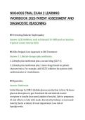 NSG6005 FINAL EXAM 2 LEARNING&NewLine;WORKBOOK 2026 PATIENT ASSESSMENT AND&NewLine;DIAGNOSTIC REASONING&NewLine;