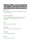 NSG6005 WEEK 1 EXAM 2026 SOUTH&NewLine;UNIVERSITY TEST BANK COMPLETE&NewLine;QUESTIONS SOLUTIONS GRADED A&plus;