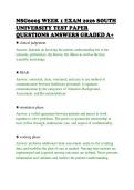 NSG6005 WEEK 1 EXAM 2026 SOUTH&NewLine;UNIVERSITY TEST PAPER&NewLine;QUESTIONS ANSWERS GRADED A&plus;&NewLine;
