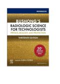 TEST BANK FOR Workbook for Bushong&rsquo;s Radiologic Science for Technologists&colon; Physics&comma; Biology&comma; and Protection 13th Edition by Stewart C&period; Bushong ISBN&colon;978-0323930741 COMPLETE GUIDE All CHAPTERS COVERED 100&percnt; VERIFIED A&plus; GRADE ASSURED&excl;&excl;&excl;&excl;&excl; NEW LATEST UPDATE&excl;&excl;&excl;