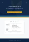CLA2602 Exam Revision May&sol;June Past Papers & Answers 2026 &vert;Commercial Law IIB&vert;