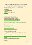NUR 158 EXAM I PREP 2025&sol;2026 QUESTIONS AND &NewLine;CORRECT  ANSWERS &vert;ALREADY GRADED A&plus; 