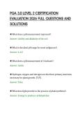 PGA 3&period;0 LEVEL 2 CERTIFICATION&NewLine;EVALUATION 2026 FULL QUESTIONS AND&NewLine;SOLUTIONS