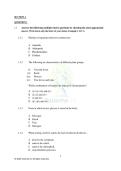 Grade 11 LS 2023 Mid-year exam with marking guideline