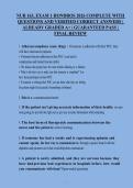 NUR 163 Exam 1 Study Guide &vert; Hondros College of Nursing &vert; Latest 2025&sol;2026 Update &vert; Critical Thinking&comma; QSEN&comma; & Fundamentals Review&NewLine;&NewLine;
