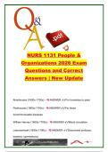 NURS 1131 EXAM COMPLETE PACKAGE DEAL