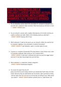 2023 RN PHARMACOLOGY A&NewLine;&lpar;RELIAS&quest;&rpar; LATEST 2026&sol;2027 ACTUAL&NewLine;EXAM QUESTIONS WITH CORRECT&NewLine;ANSWERS 100&percnt; VERIFIED GRADED&NewLine;A&plus;