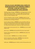 NUR 163 Exam 1 Study Guide &vert; Hondros College of Nursing &vert; Latest 2025&sol;2026 Update &vert; Critical Thinking&comma; QSEN&comma; & Fundamentals Review&NewLine;&NewLine;