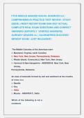 FTCE MIDDLE GRADES SCIENCES 5-9  &vert;&vert; MOST RECENT EXAMS 2026-2027 