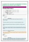 CS 3340-01 UNIT 3&vert; SECURITY GRADED QUIZ ANSWERS & FEEDBACK&vert; 2026 UPDATE &vert; 100&percnt; CORRECT&period;