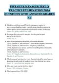 FIVE GUYS MANAGER TEST &lpar;&rpar;&NewLine;PRACTICE EXAMINATION 2026&NewLine;QUESTIONS WITH ANSWERS GRADED&NewLine;A&plus;