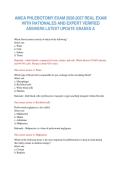 AMCA PHLEBOTOMY EXAM 2026-2027 REAL EXAM WITH RATIONALES AND EXPERT VERIFIED ANSWERS LATEST UPDATE GRADED A 