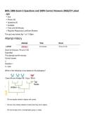 BIOL 3306 Exam 2 Questions and 100&percnt; Correct Answers 2026&sol;27 Latest&NewLine;- UH