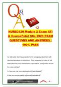 NURS3120 Module 2 Exam ATI & CoursePoint KCs 2026 Exam Questions and Answers &vert; Cardiovascular&comma; Gastrointestinal&comma; and Abdominal Assessment