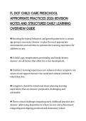 FL DCF CHILD CARE PRESCHOOL&NewLine;APPROPRIATE PRACTICES 2026 REVISION&NewLine;NOTES AND STRUCTURED EARLY LEARNING&NewLine;OVERVIEW GUIDE&NewLine;