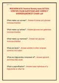 BIOCHEM ACS Chemical Society exam ACTUAL &NewLine;VERIFIED EXAM QUESTIONS AND CORRECT &NewLine;ANSWERS&vert;&vert;NEWEST EXAM&excl;&excl;&period;pdf 