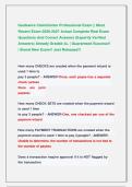 Guidewire ClaimCenter Professional Exam &vert;&vert; Most &NewLine;Recent Exam 2026-2027 Actual Complete Real Exam &NewLine;Questions And Correct Answers &lpar;Expertly Verified &NewLine;Answers&rpar; Already Graded A&plus; &vert; Guaranteed Success&excl;&excl; &NewLine;&vert; Brand New Exam&excl;&excl; Just Released&excl;&excl;
