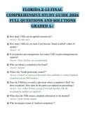 FLORIDA 2-15 FINAL&NewLine;COMPREHENSIVE STUDY GUIDE 2026&NewLine;FULL QUESTIONS AND SOLUTIONS&NewLine;GRADED A&plus;